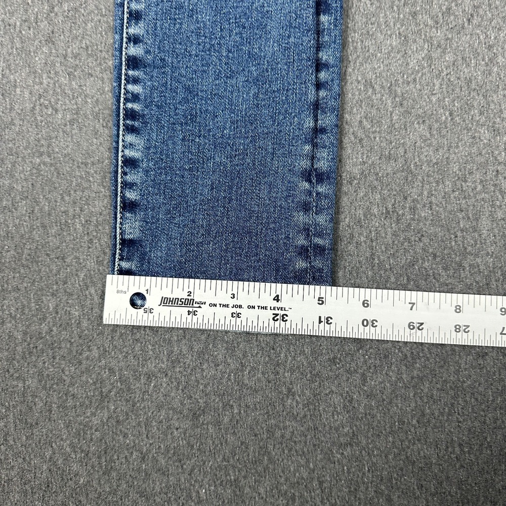 AG Anthropologie Vintage Stevie Ankle Button Up Jeans 25R Slim Straight Patch - Picture 9 of 11